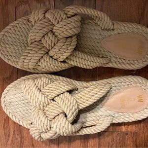 H&M Women's Tan Rope Sandals
